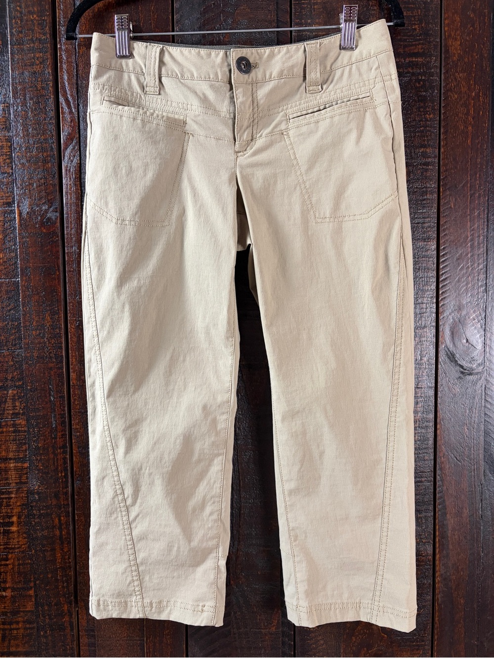 Athleta Women's Beige Hiking Trail Capris